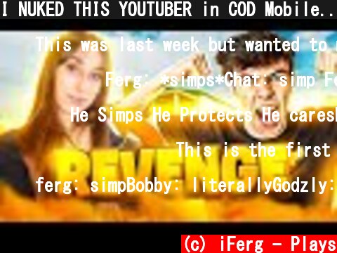 I NUKED THIS YOUTUBER in COD Mobile...  (c) iFerg - Plays